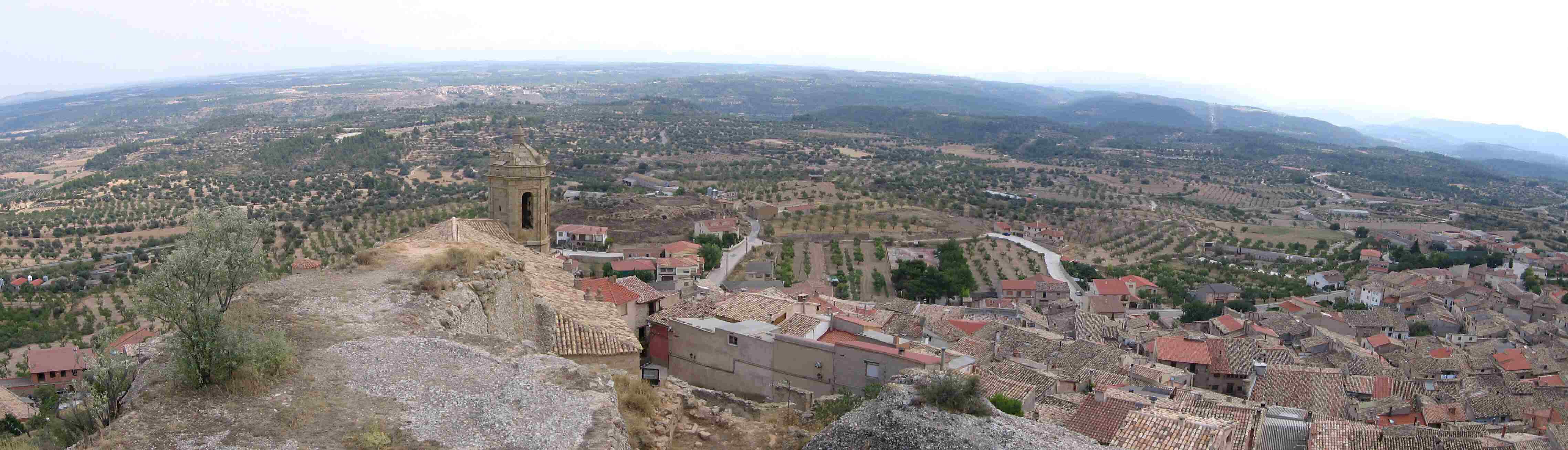 Vue depuis le "Castillo" du village